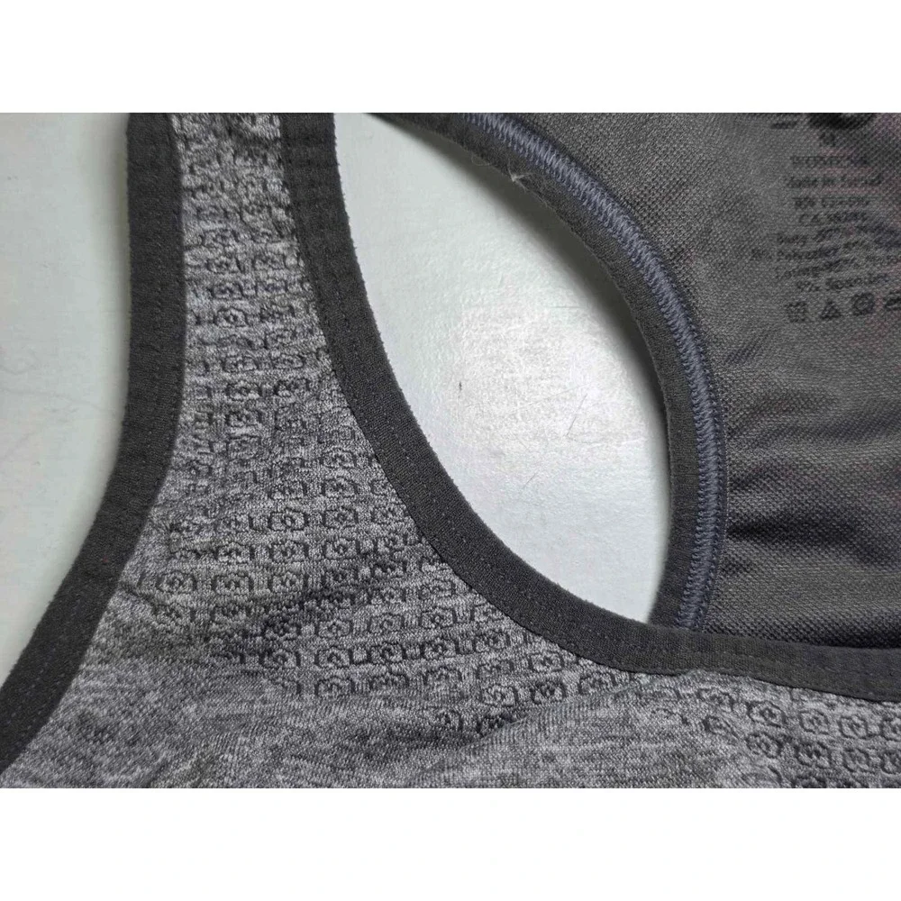 New Balance Women's Sports Bra‎ Size M Gray Reversible Racerback Gym Athletic
